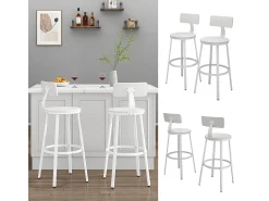 Taburetes de bar blanco 34x55x102 caracas