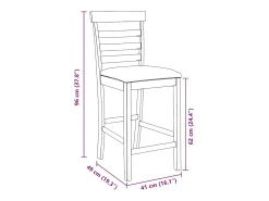 Taburetes de bar con cojines 2 uds madera maciza blanca caucho