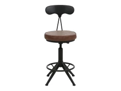 Taburetes de bar MCW-O84 (juego de 2), marrón