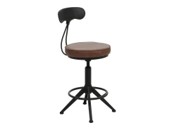 Taburetes de bar MCW-O84 (juego de 2), marrón