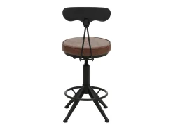 Taburetes de bar MCW-O84 (juego de 2), marrón