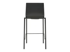 Taburetes de bar modernos apilables negros A65 cm (lote de 2) KUPA