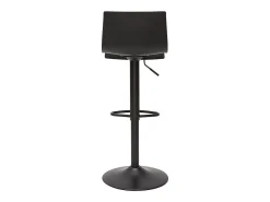 Taburetes de bar regulables en metal negro (lote de 2) ONA
