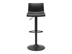 Taburetes de bar regulables en metal negro (lote de 2) ONA