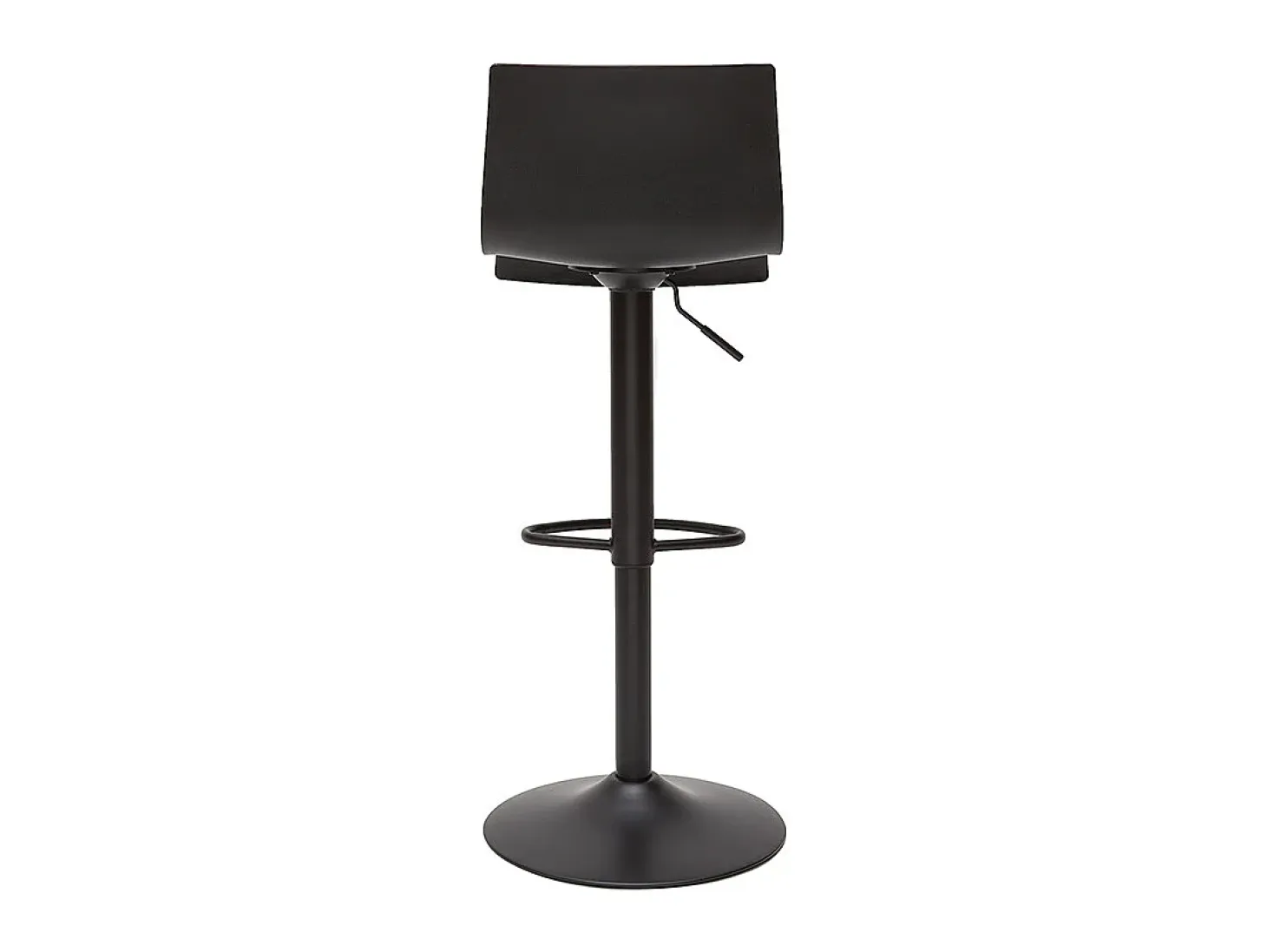 Taburetes de bar regulables en metal negro (lote de 2) ONA