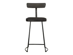 Taburetes de barra 2 uds negro 49x43x88 cm madera maciza mango