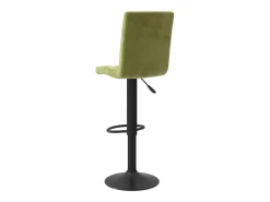Taburetes de cocina 2 uds terciopelo verde claro