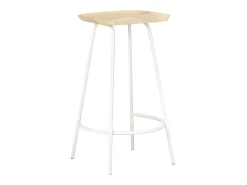 Taburetes de cocina 2 unidades madera maciza de mango
