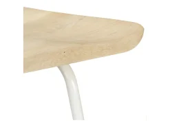 Taburetes de cocina 2 unidades madera maciza de mango