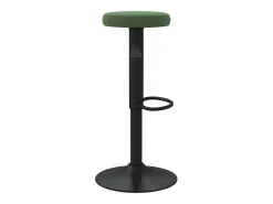 Taburetes de cocina 2 unidades terciopelo verde oscuro
