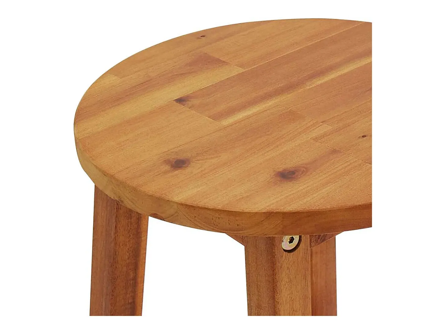 Taburetes de cocina 2 unidades madera maciza de acacia