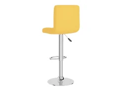 Taburetes de cocina 2 unidades tela amarillo mostaza