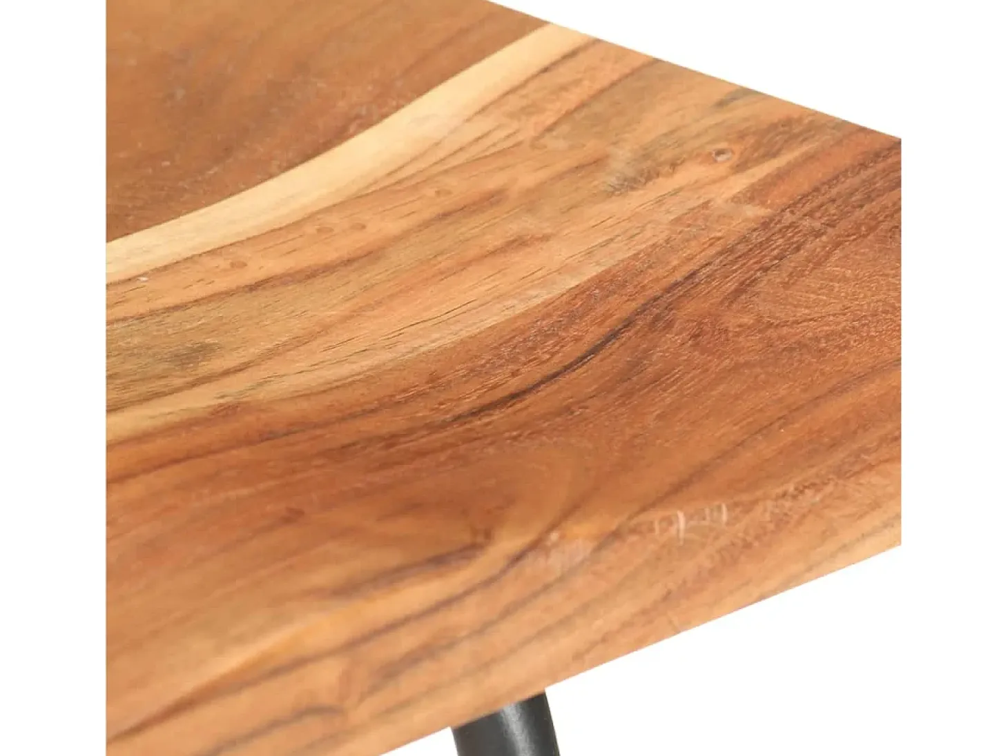Taburetes de cocina 4 unidades madera maciza de acacia
