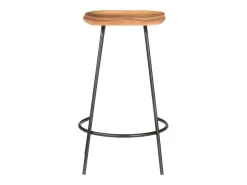 Taburetes de cocina 4 unidades madera maciza de acacia