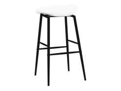 Taburetes de cocina 4 unidades blanco
