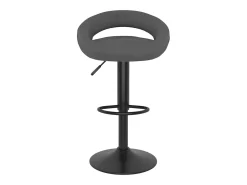 Taburetes de cocina 2 unidades terciopelo gris oscuro