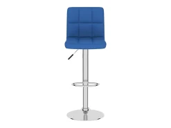 Taburetes de cocina 2 unidades tela azul