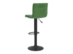 Taburetes de cocina 2 unidades terciopelo verde oscuro