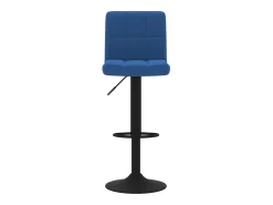 Taburetes de cocina 2 unidades terciopelo azul