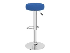 Taburetes de cocina 2 unidades tela azul