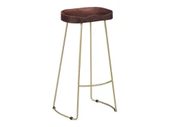Taburetes de cocina gavin 2 unidades madera maciza de mango