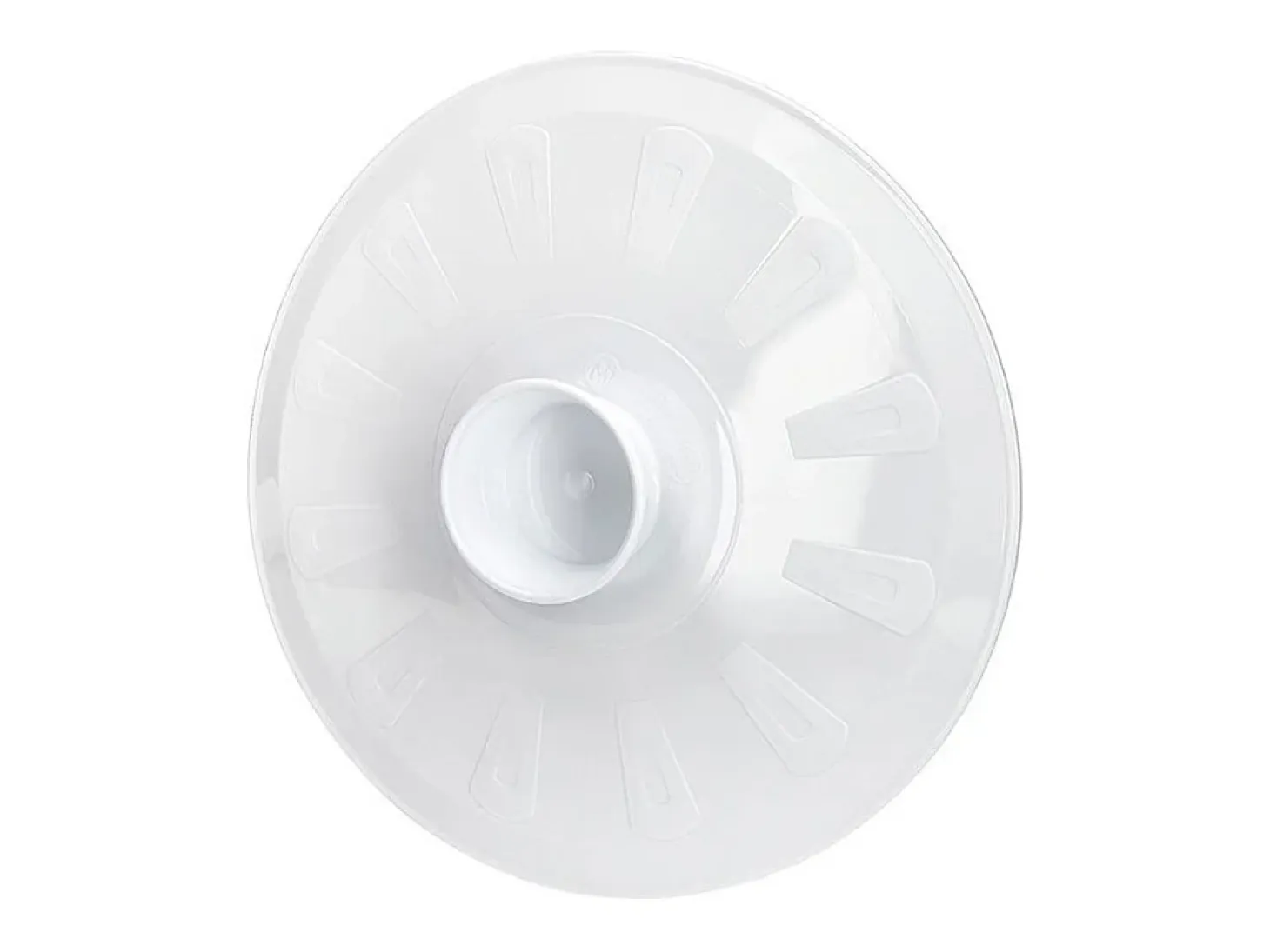 Tapa giratortillas Oryx PVC blanco Ø29 cm