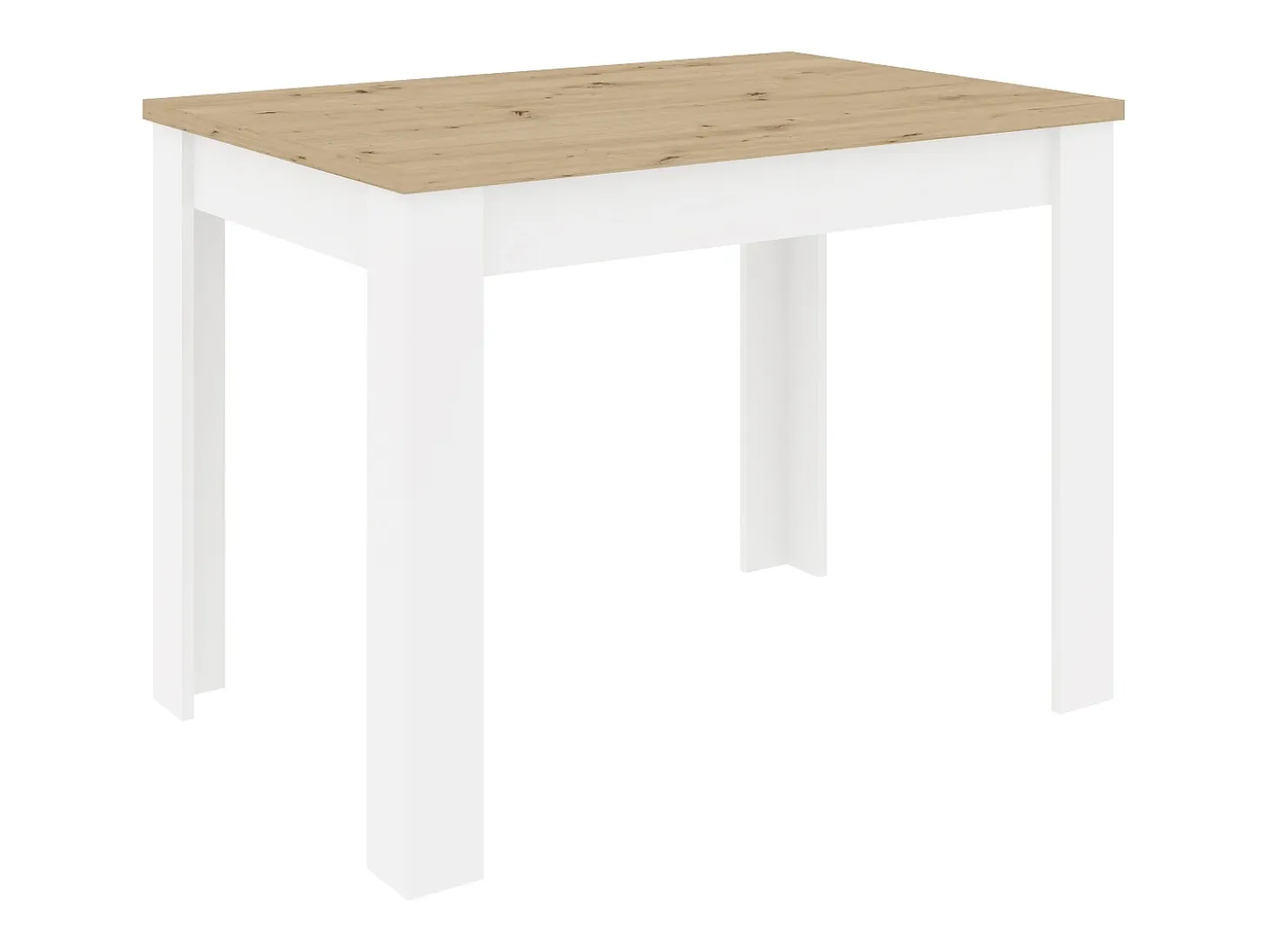 Tavolo cucina haaus Zeta, rovere Artisan/bianco, 102 x 69 x 75 cm