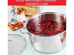 TEFAL Olla 36 cm acero inoxidable