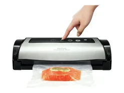 Tefal Vacupack Plus YY3107FB Sellador y Envasadora al Vacío Negro/Acero con Accesorios y Panel Digital