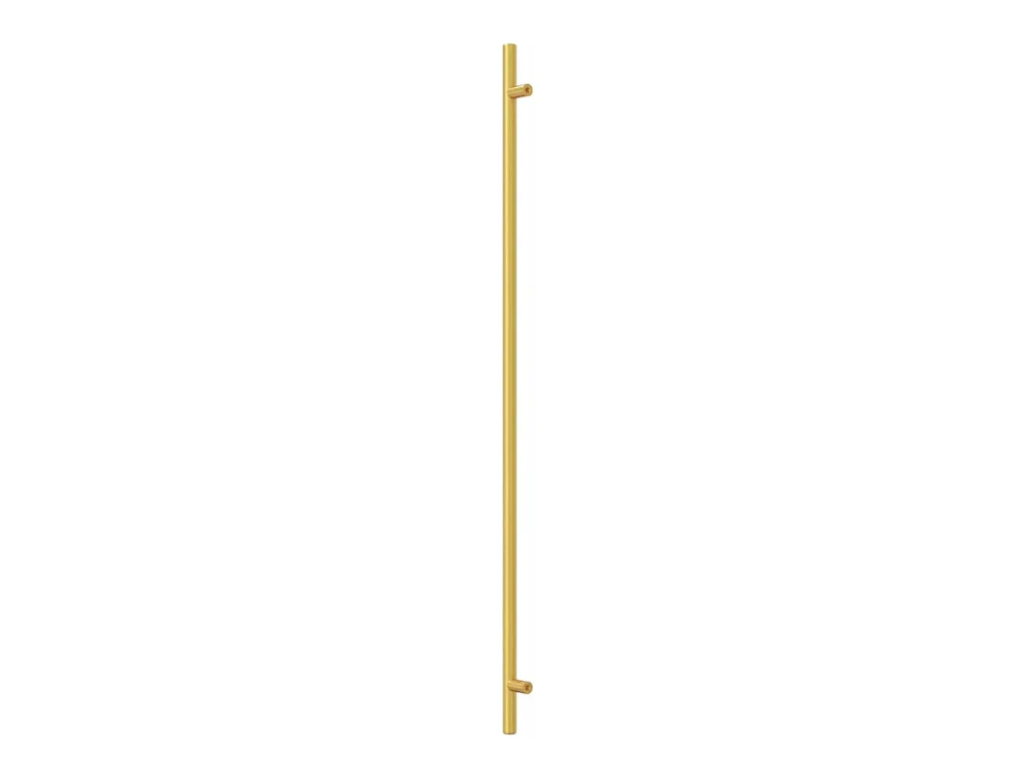 Tiradores para armarios 10 uds acero inoxidable dorado 480 mm