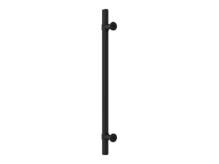 Tiradores para armarios 10 uds acero inoxidable negro 192 mm