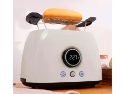 Tostador Cecotec ClassicToast 8000 Double 800W 2 ranuras pantalla digital beige