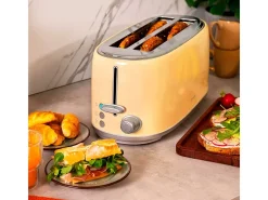 Tostador Cecotec Toast&Taste 1600 Retro Double 980W diseño retro beige