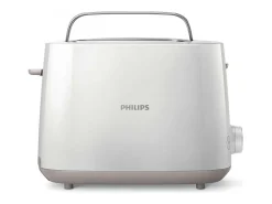 Tostador Philips HD2581/00 800W con rejilla para bollería blanco
