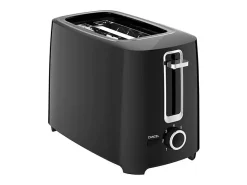 Tostadora KitchenChef 700W 2 Rebanadas Negro - Tuesta tus Tostadas Rápidamente con Termostato Variable