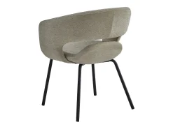 TRAVIS-Sillón de mesa de tela Luxury beige