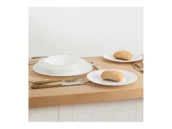 Vajilla Amario Luminarc 12 piezas 4 servicios vidrio opal blanco