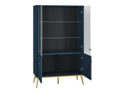 Vajillero 4 puertas Thalia Azul