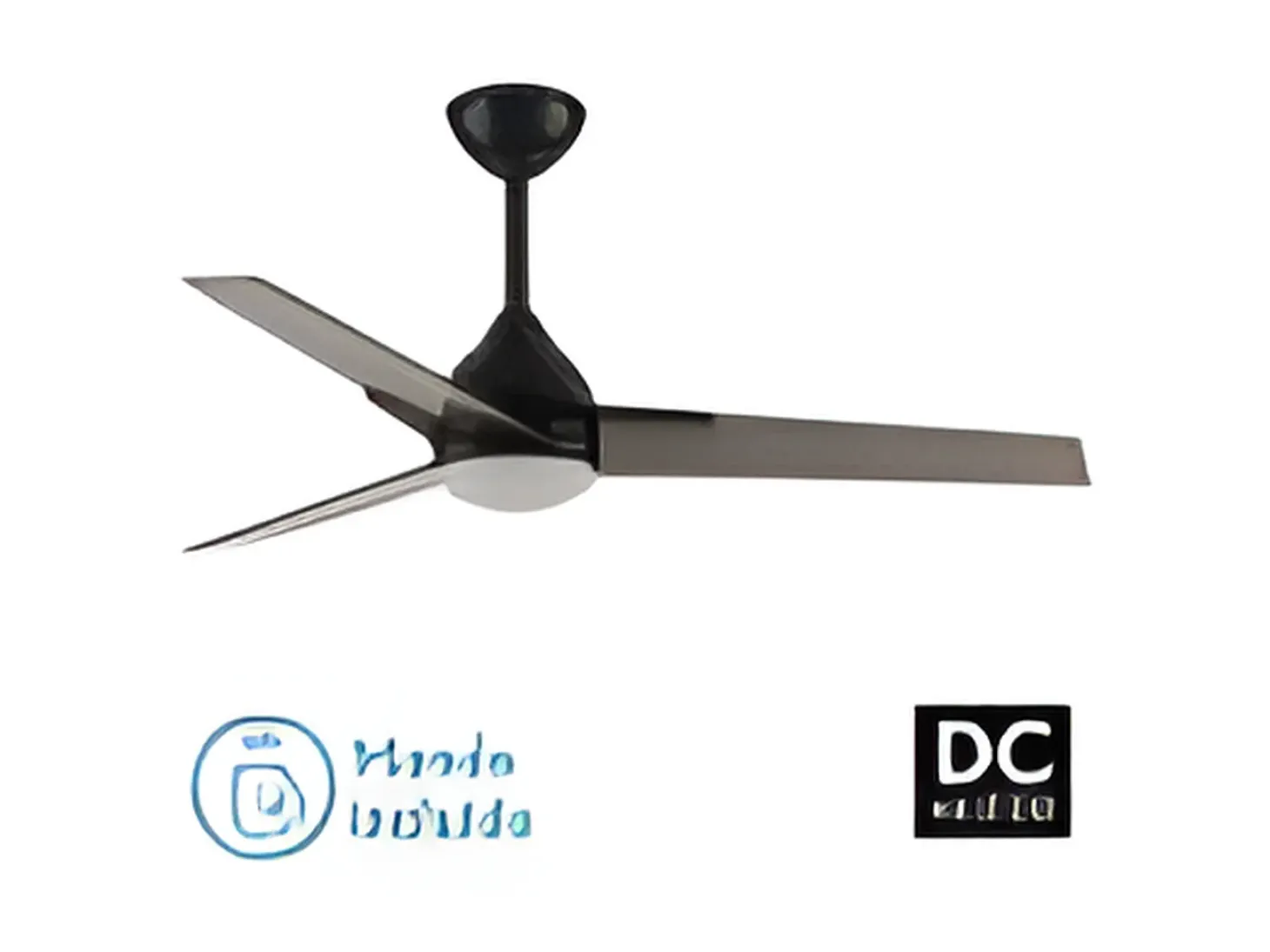 Ventilador Dc Argestes Marron Led 22w Con 3 Temperaturas Y Memoria