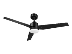 Ventilador Dc Captus Negro Led Temperatura Regulable Control Remoto