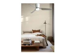 Ventilador Dc Kochi Niquel Led 3 Temperaturas Y Memoria De Color