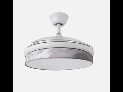 Ventilador Dc Moda Blanco Gris Control Remoto Cct Regulable