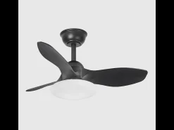 Ventilador Dc Paramo Negro Led Cct Con Temporizador