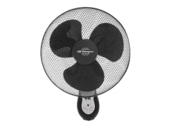 Ventilador de pared Orbegozo WF 0243 40W 3 aspas mando a distancia negro Ø40 cm