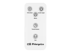 Ventilador de pared Orbegozo WF 0242 40W mando a distancia blanco Ø40 cm