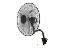 Ventilador de Pared Oscilante SucceBuy, 48cm, 4650 CFM, Negro, para Refrigerar Almacenes, Invernaderos, Talleres, Patios y Sótanos