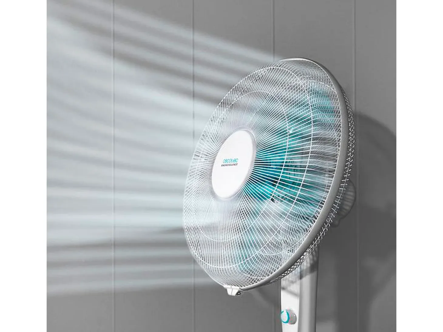 Ventilador de pie Cecotec EnergySilence 520 Power 40W 5 aspas blanco 110-130 cm