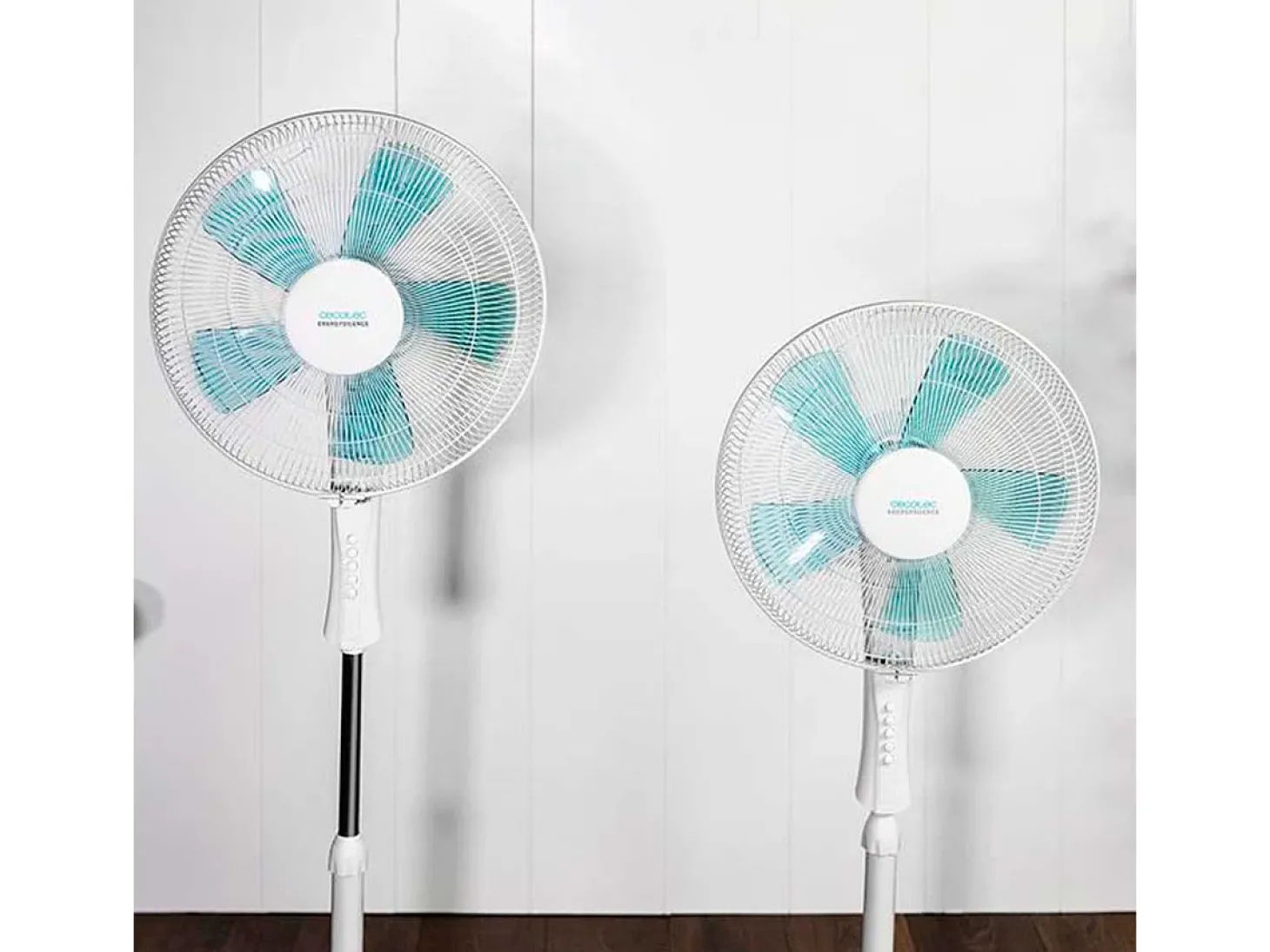 Ventilador de pie Cecotec EnergySilence 520 Power 40W 5 aspas blanco 110-130 cm