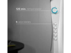 Ventilador de pie Cecotec EnergySilence 520 Power 40W 5 aspas blanco 110-130 cm