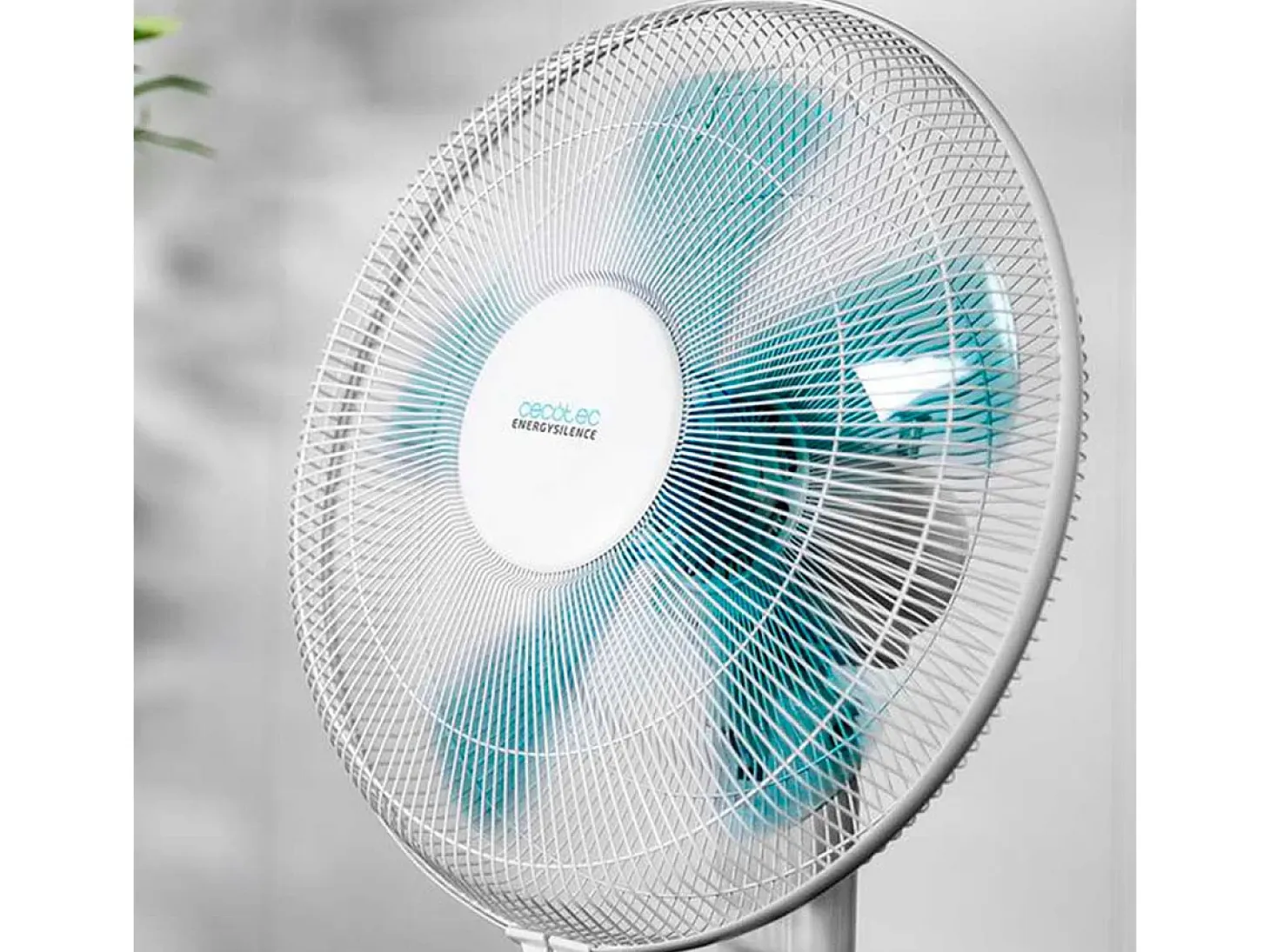 Ventilador de pie Cecotec EnergySilence 520 Power 40W 5 aspas blanco 110-130 cm